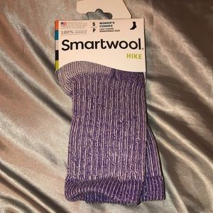 BRAND NEW Smartwool women’s hike socks size S/P in light purple. 💜